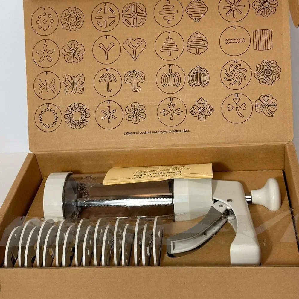 The Pampered Chef Cookie Press #1525 New Open Box